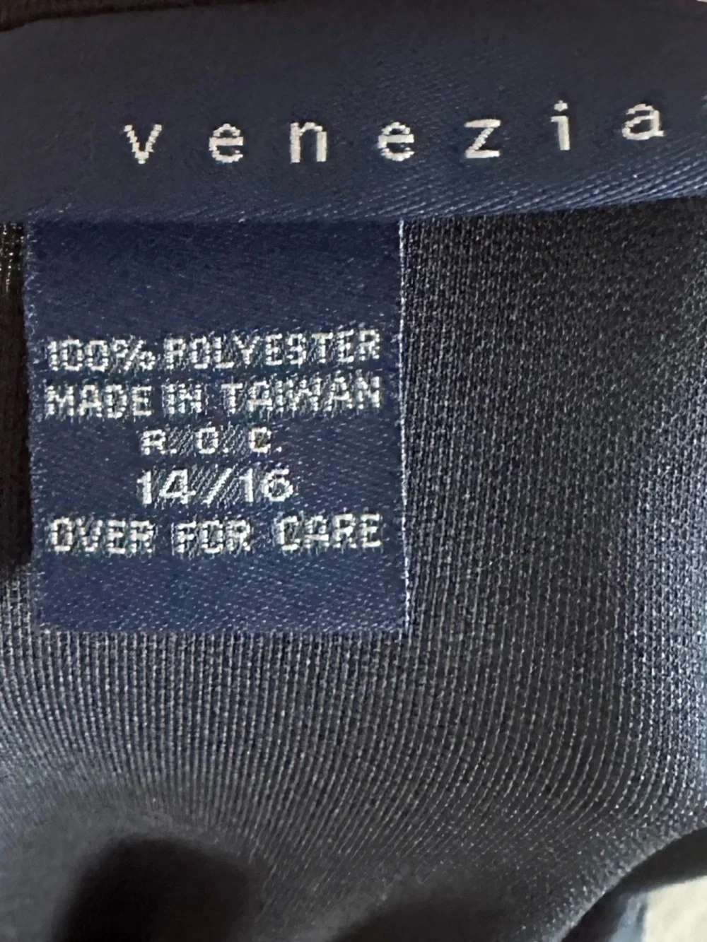 Venezia Black Asymmetrical Slip Dress 14/16